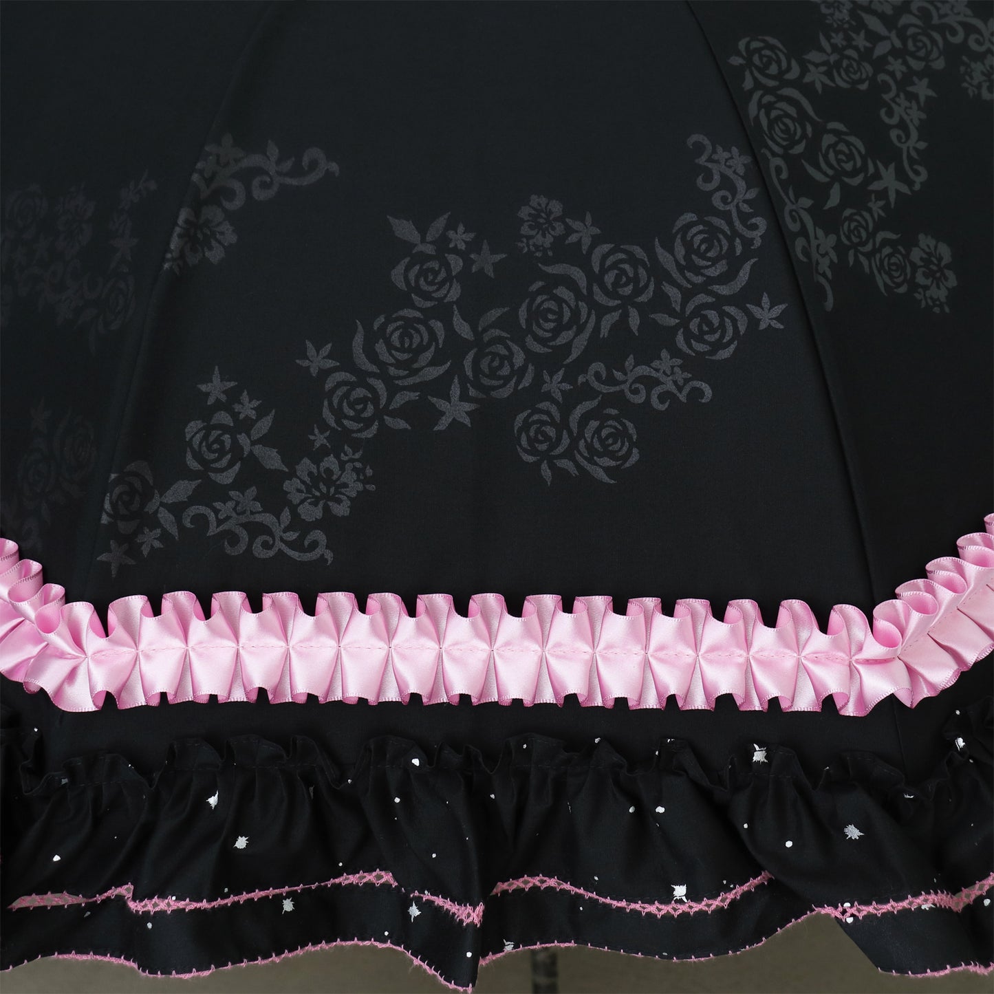 超探偵事件簿 レインコード×アプレビュート 死に神ちゃんver. - パゴダ 1級遮光 晴雨兼用 日傘 UVカット 長傘 フリル