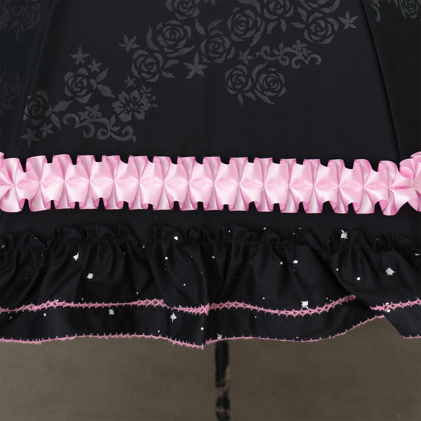 超探偵事件簿 レインコード×アプレビュート 死に神ちゃんver. - パゴダ 1級遮光 晴雨兼用 日傘 UVカット 長傘 フリル