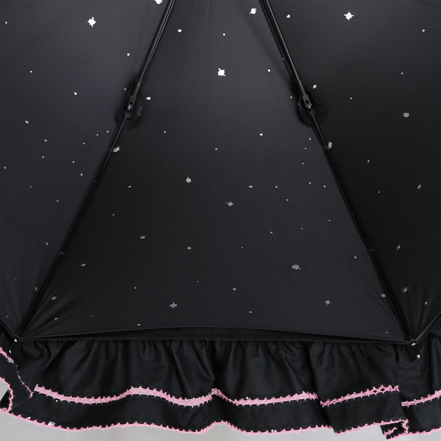 超探偵事件簿 レインコード×アプレビュート 死に神ちゃんver. - パゴダ 1級遮光 晴雨兼用 日傘 UVカット 長傘 フリル