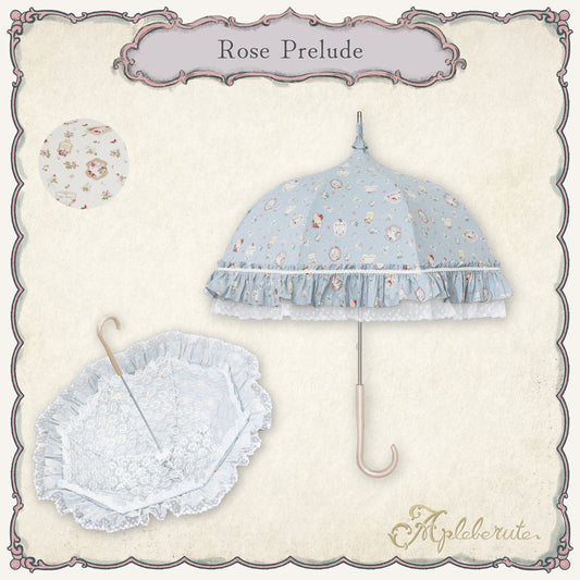 rose-prelude (ローズ プレリュード) - パゴダ 晴雨兼用 日傘 UVカット レース