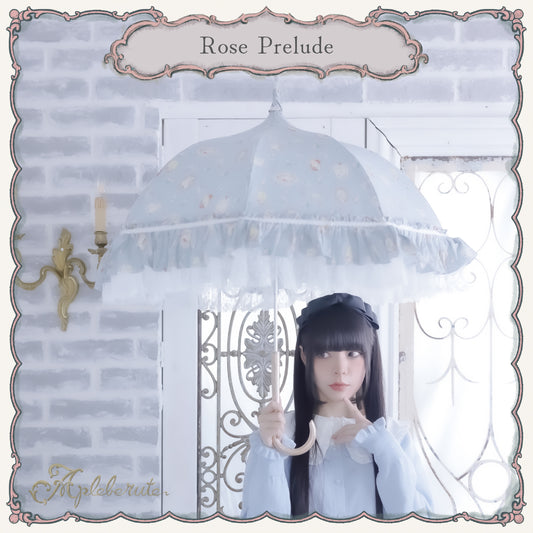 rose-prelude (ローズ プレリュード) - パゴダ 晴雨兼用 日傘 UVカット レース