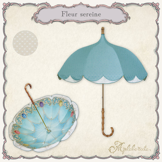 fleur-sereine (フルール スレーヌ) - パゴダ 1級遮光 晴雨兼用 雨傘 UVカット ショート丈