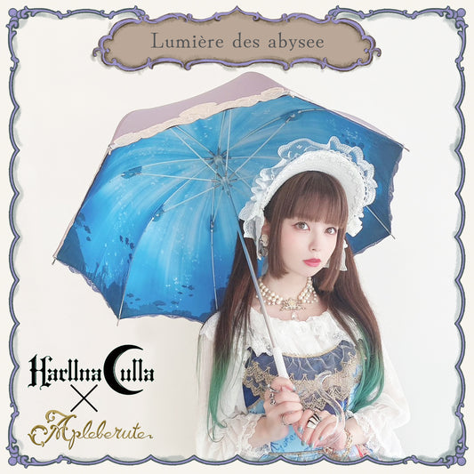 【30%OFF】lumière-des-abysee (リュミエール デ アビス) - パゴダ 晴雨兼用 雨傘 UVカット ショート丈
