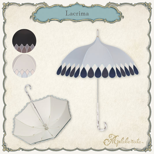 【30%OFF】lacrima (ラクリマ) - パゴダ 1級遮光 晴雨兼用 雨傘 UVカット ショート丈