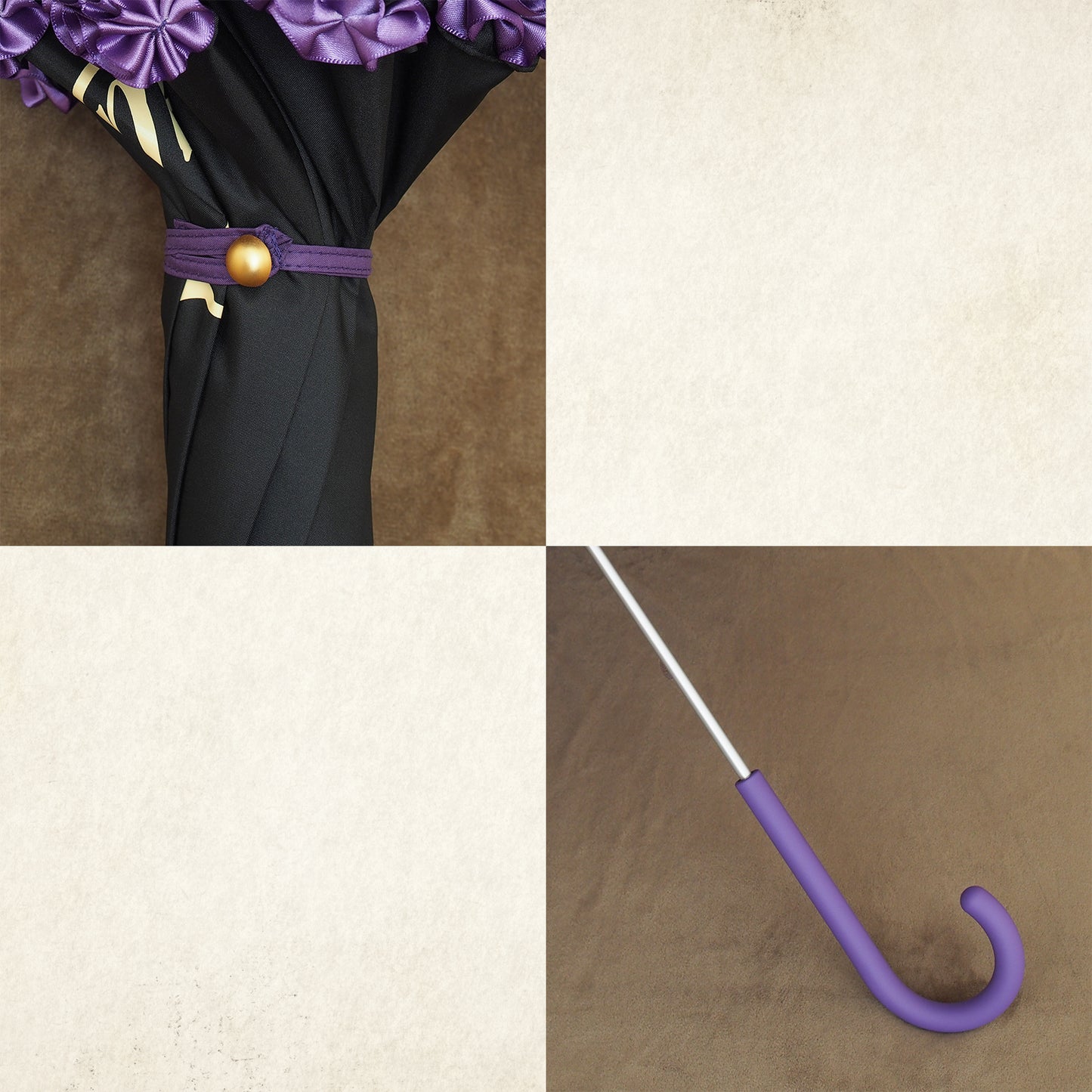 ラブライブ ! サンシャイン!!×アプレビュート『津島善子ver.』 - パゴダ 1級遮光 晴雨兼用 雨傘 UVカット ショート丈 フリル