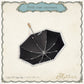 petit-rose-carreaux (プチ ローズ カロー) - パゴダ 1級遮光 折りたたみ日傘 晴雨兼用 UVカット フリル
