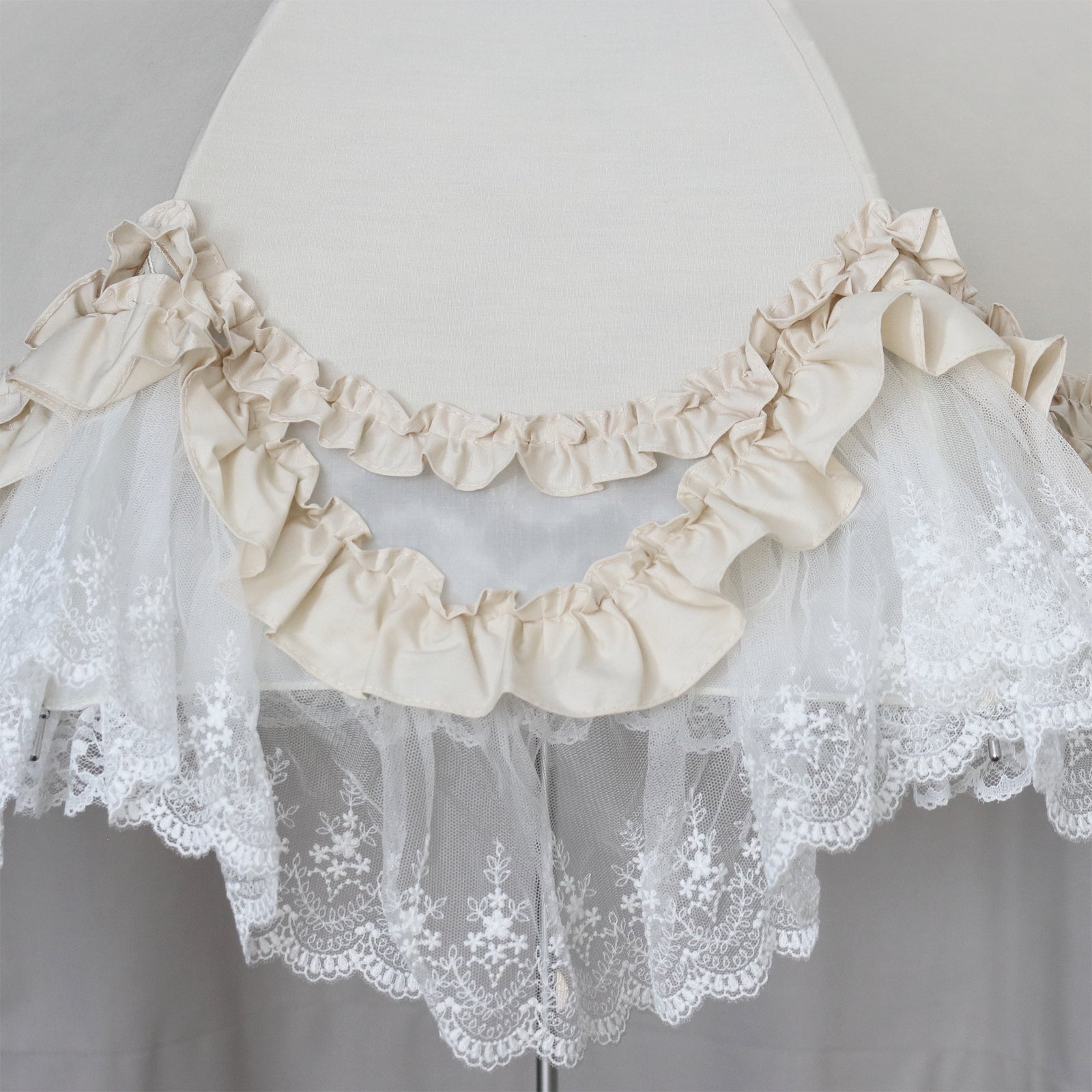 レディース アプレビュートparure florale sublimeパゴダ 日傘 ホワイト