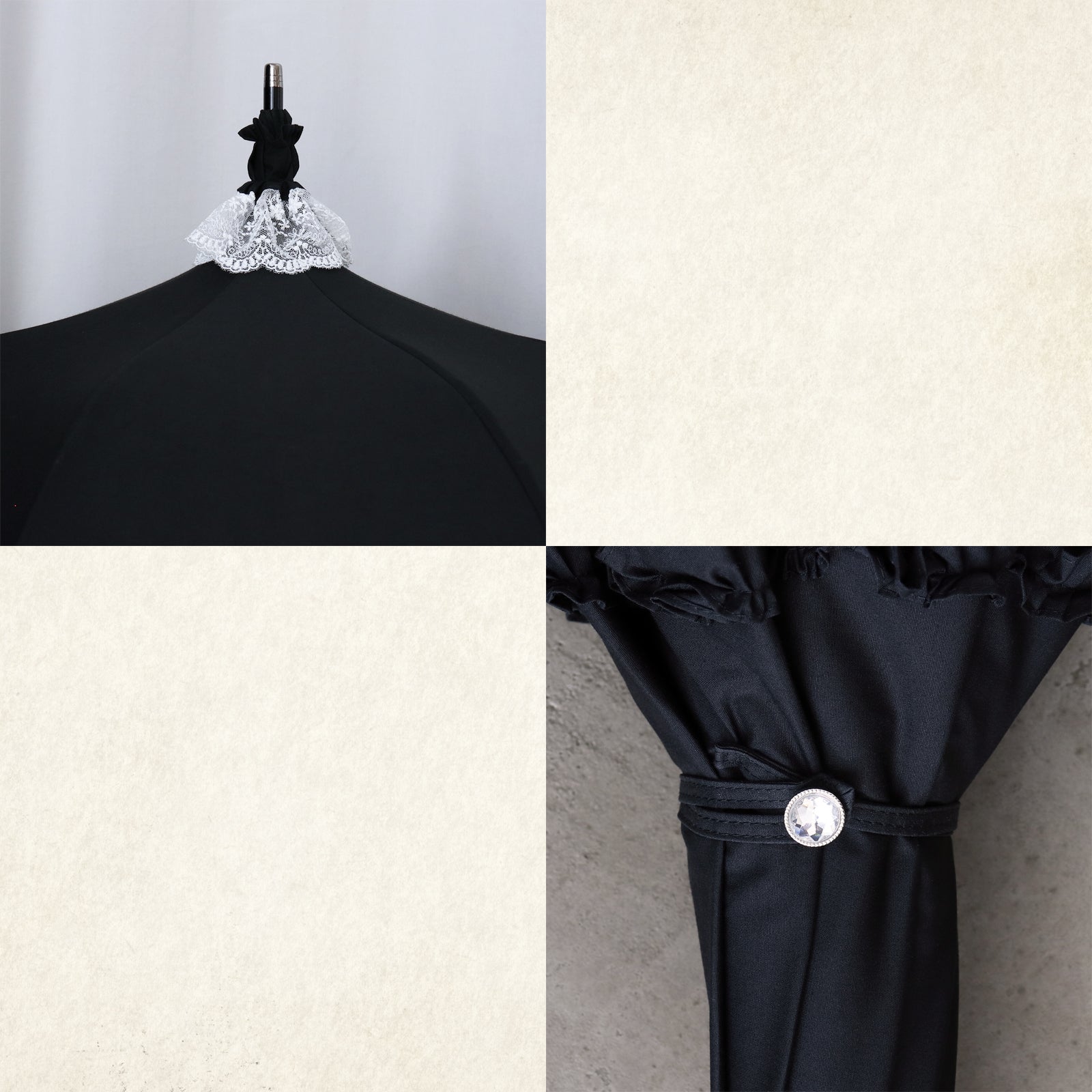 パハマン　コブキャミ　ブラック　38　フリル　レース COBB CAMI