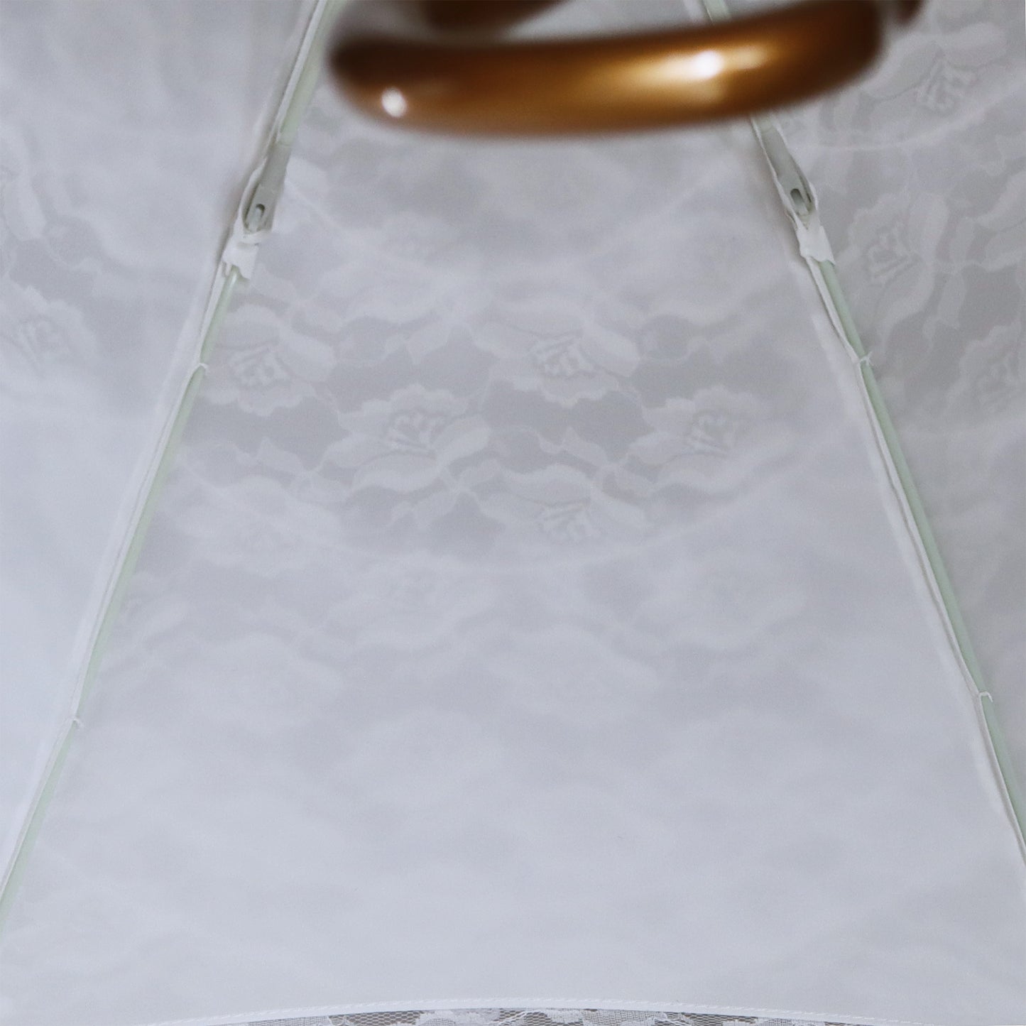 Chalmiere×Apleberuteコラボパラソル フェアリー・シンフォニー - パゴダ 日傘 UVカット ショート丈 フリル レース