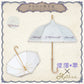 【予約商品】すみれの散歩道〜La Promenade des Violettes〜 - パゴダ 1級遮光 日傘 晴雨兼用 UVカット ショート丈 竹製 木製