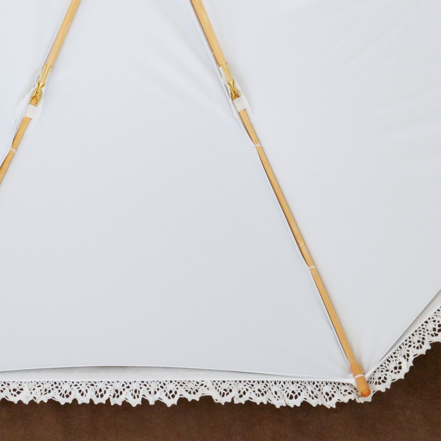 【予約商品】すみれの散歩道〜La Promenade des Violettes〜 - パゴダ 1級遮光 日傘 晴雨兼用 UVカット ショート丈 竹製 木製