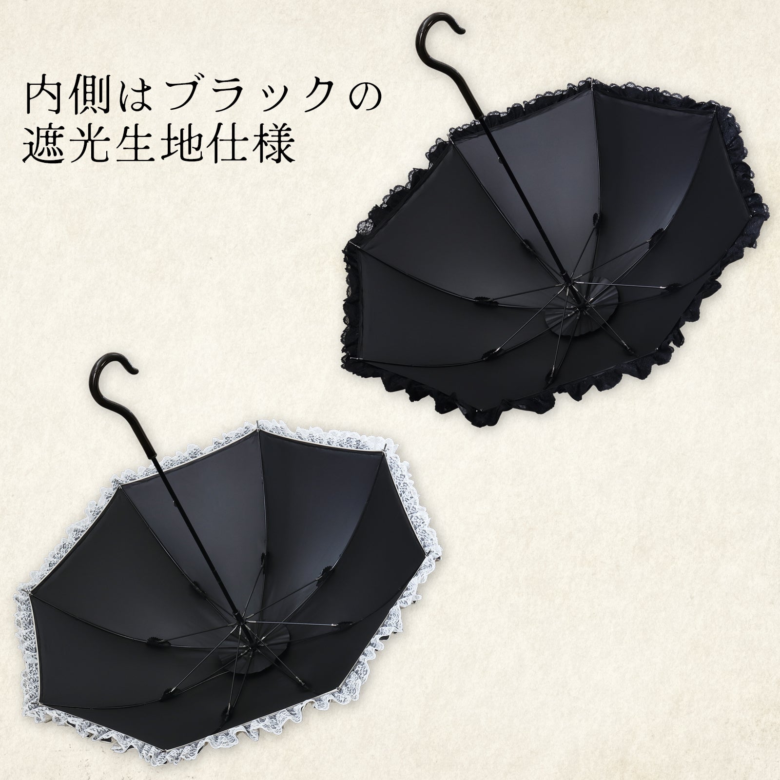 petit-facile (プチ ファシル) - パゴダ 1級遮光 晴雨兼用 雨傘