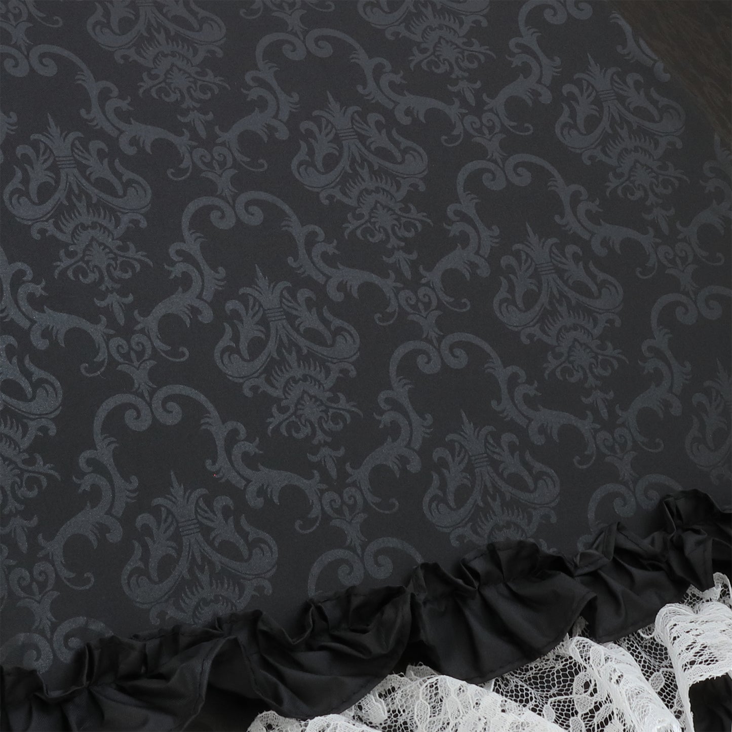 étoile-sorcière (エトワールソルシエール) - パゴダ 1級遮光 晴雨兼用 雨傘 UVカット ショート丈 フリル レース