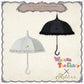 【予約商品】WonderTeaParty×アプレビュート コラボアンブレラ - パゴダ 1級遮光 晴雨兼用 雨傘 UVカット 長傘 フリル
