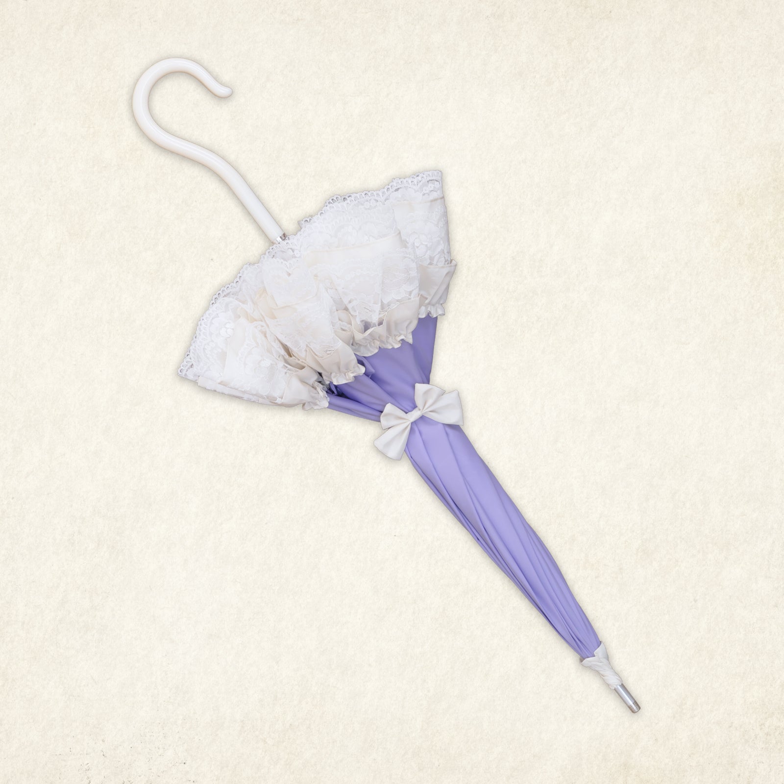 すみれ姫の王冠 パゴダ 晴雨兼用雨傘 UVカット フリル すみれ姫の王冠