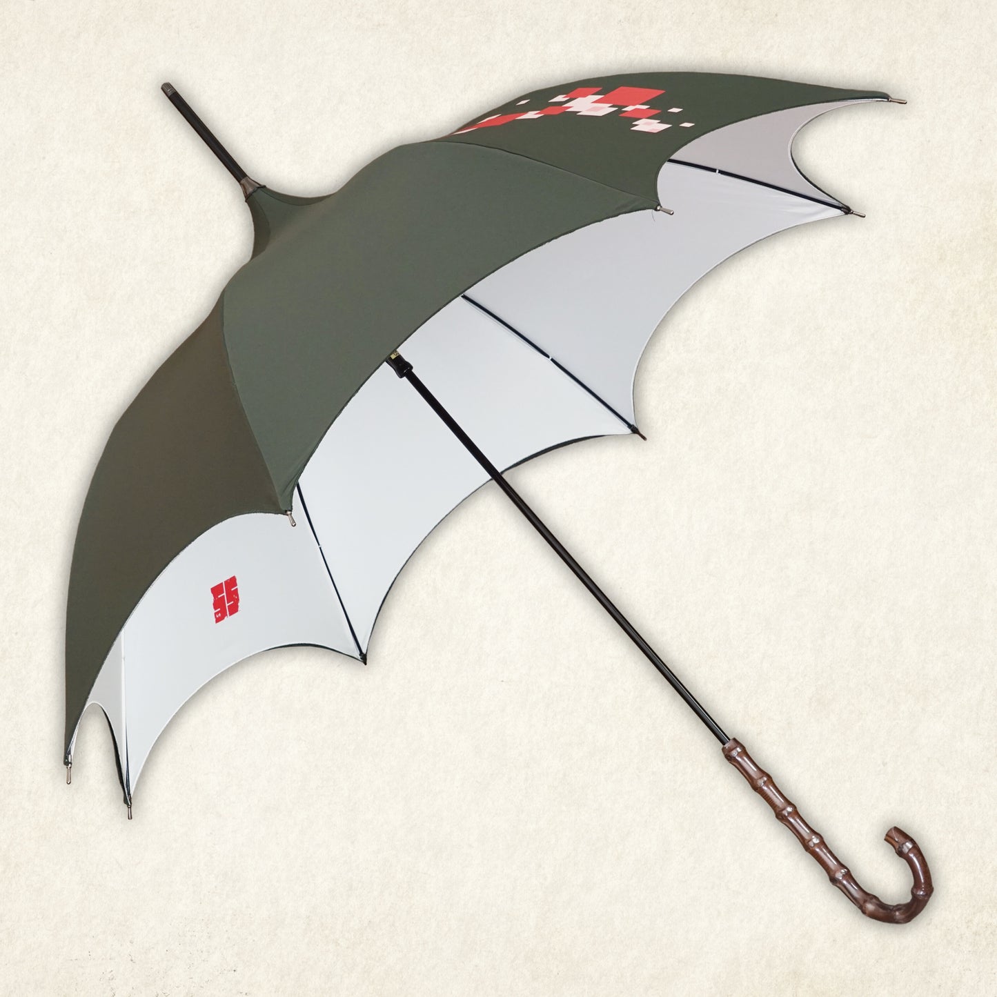 【予約商品】Apleberute×スーパーダンガンロンパ2 コラボアンブレラ 狛枝凪斗ver. - パゴダ 1級遮光 晴雨兼用 雨傘 UVカット 長傘