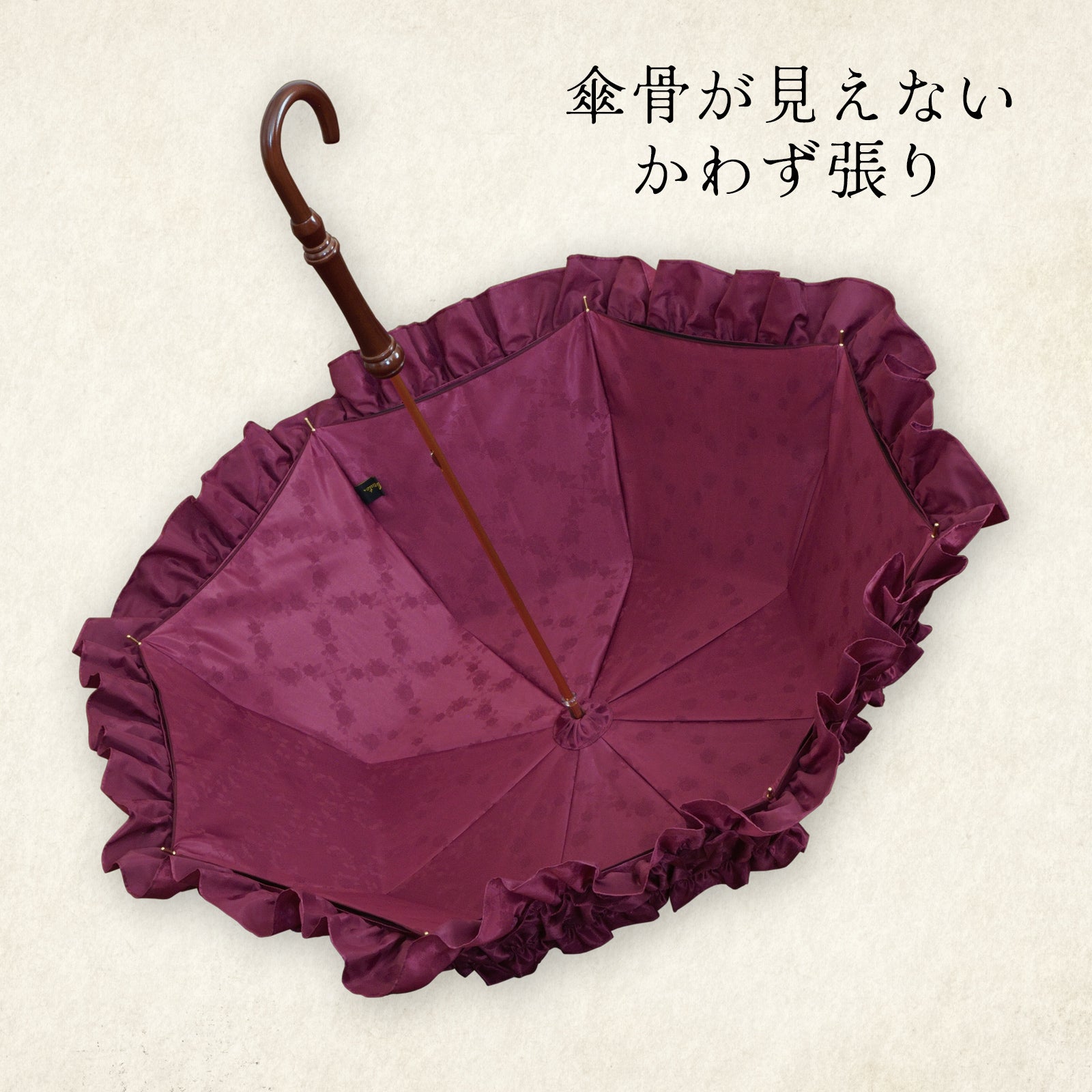 二次予約】薔薇のセレナーデ - パゴダ 1級遮光 晴雨兼用 雨傘 UVカット