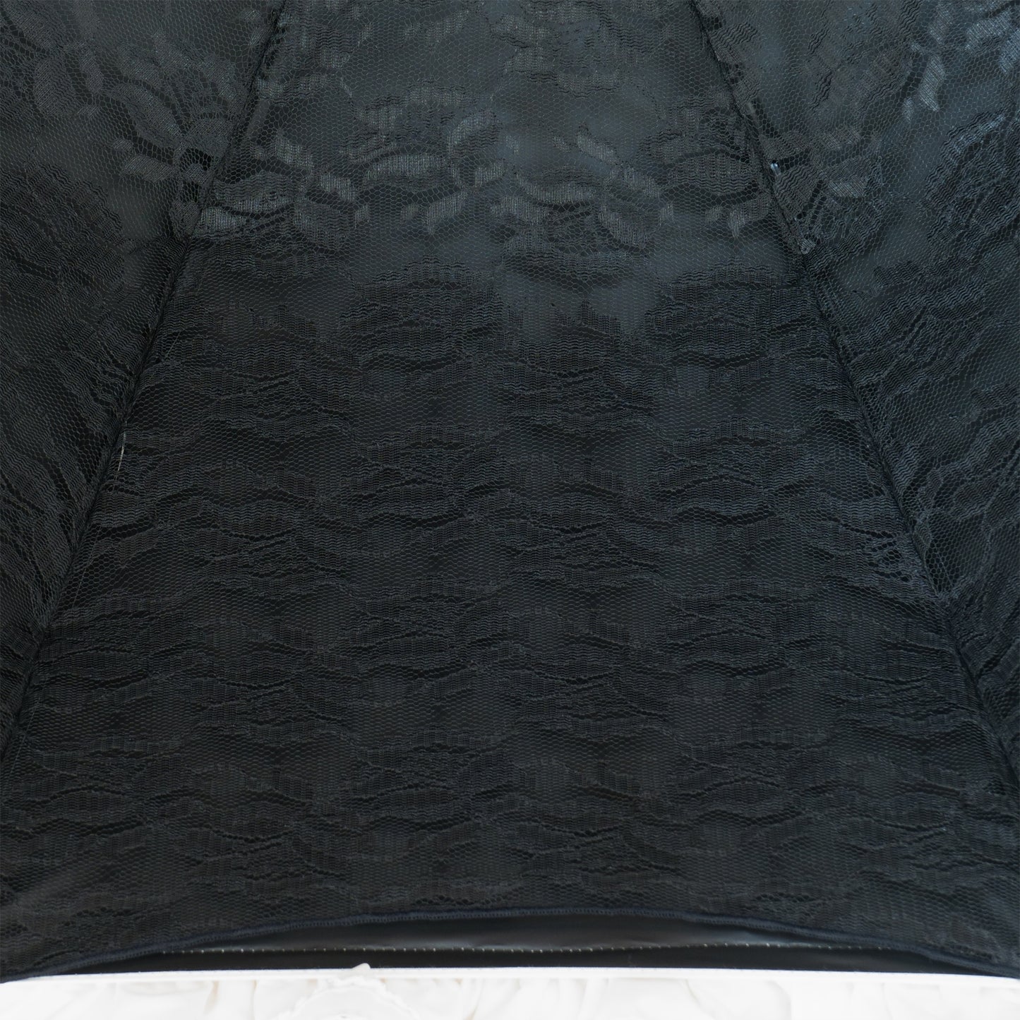 princess-fleurette (プリンセス フルーレット) - パゴダ 1級遮光 晴雨兼用 雨傘 UVカット 長傘 ショート丈 フリル リボン