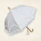 clarté-rose (クラールテ ローズ) - パゴダ 1級遮光 晴雨兼用 雨傘 UVカット 長傘 ショート丈 フリル