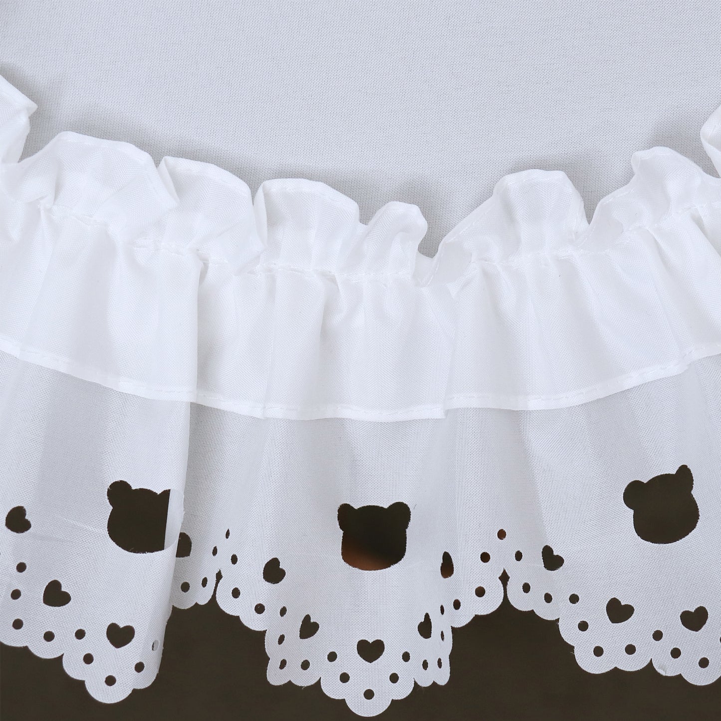 Chalmiere×Apleberuteコラボアンブレラ エアリー・ブルーム - パゴダ 雨傘 UVカット 長傘  フリル